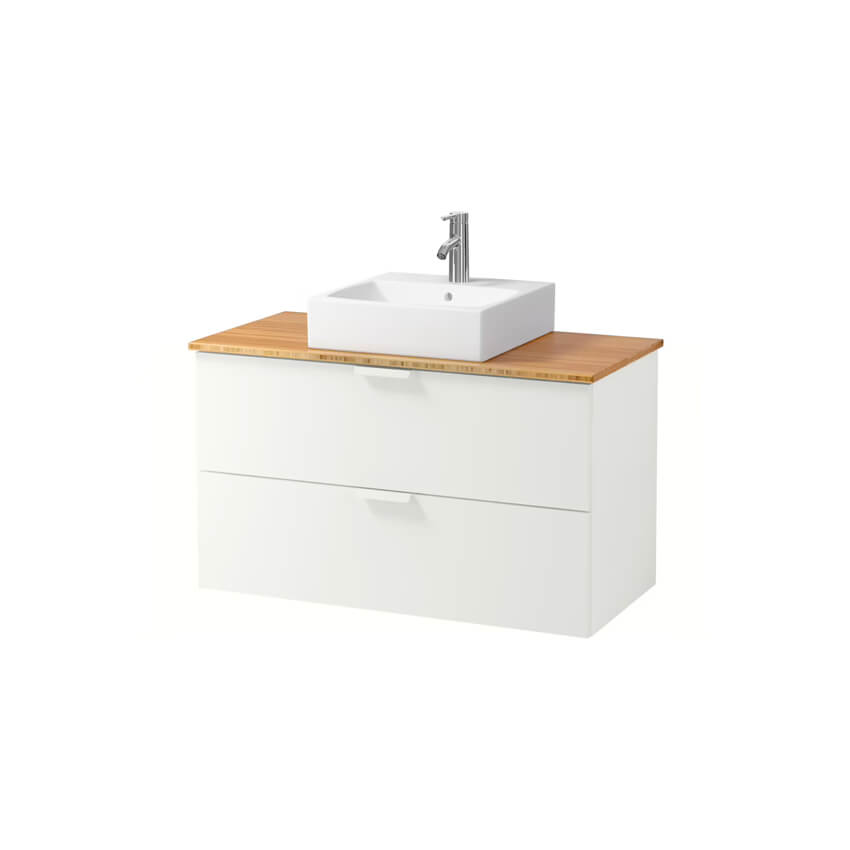 Tornviken Vanity, countertop and 17 3/4" sink