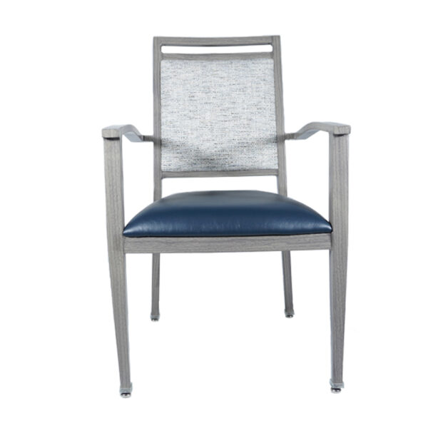 decomee aluminum wood look arm chair #A2616