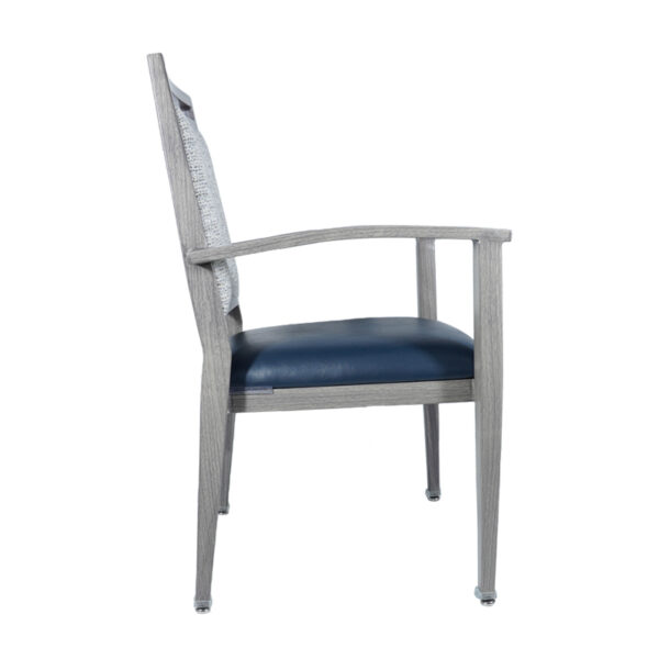 decomee aluminum wood look arm chair #A2616