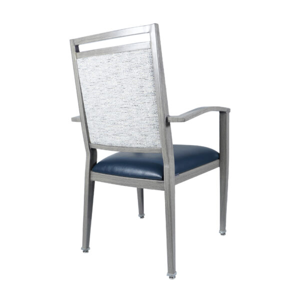 decomee aluminum wood look arm chair #A2616