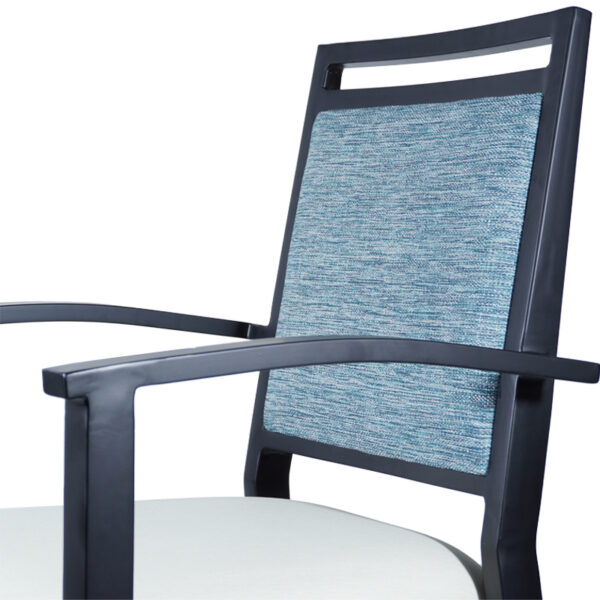 decomee aluminum wood look arm chair #A2616