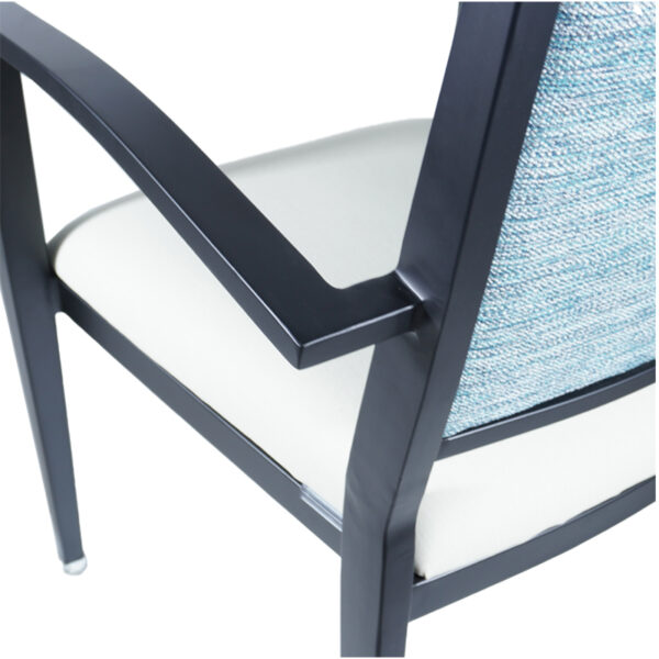 decomee aluminum wood look arm chair #A2616