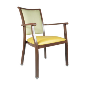 decomee chair aluminum wood look arm chair #A2523