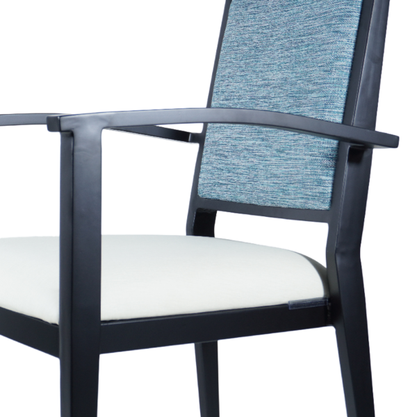 decomee aluminum wood look arm chair #A2616