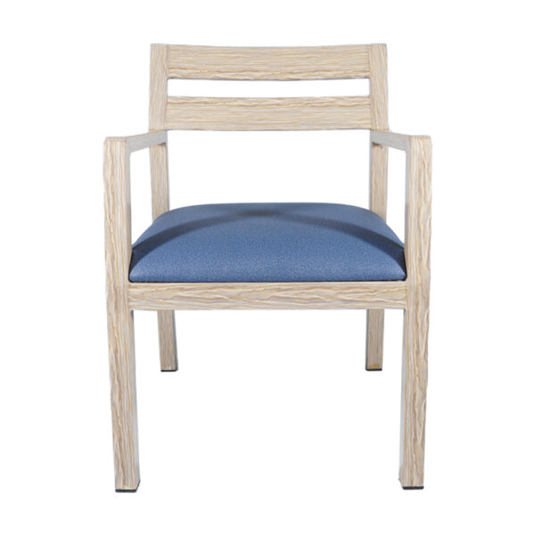 decomee aluminum wood look arm chair #A2796