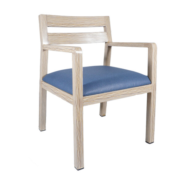 decomee aluminum wood look arm chair #A2796