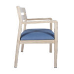 decomee aluminum wood look arm chair #A2796