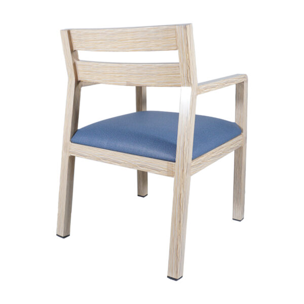 decomee aluminum wood look arm chair #A2796